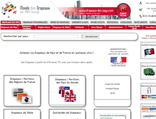 Tablet Screenshot of drapeaux-des-pays.com